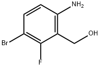 (6-amino-3-bromo-2-fluorophenyl)methanol Struktur