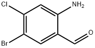 2-Amino-5-bromo-4-chloro-benzaldehyde Struktur