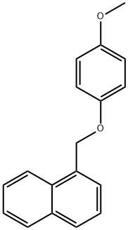 1-((4-Methoxyphenoxy)methyl)naphthalene Struktur