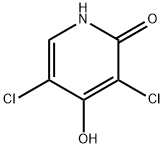 3,5-Dichloropyridine-2,4-diol Struktur