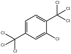 1,4-BIS(TRICHLOROMETHYL)-2-CHLOROBENZENE Struktur