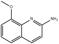 8-Methoxy-2-quinolinamine Struktur