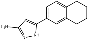 3-(1,2,3,4-TETRAHYDRONAPHTHALEN-6-YL)-1H-PYRAZOL-5-AMINE 結(jié)構(gòu)式