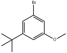 1-bromo-3-(tert-butyl)-5-methoxybenzene Struktur