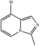 8-bromo-3-methylimidazo[1,5-a]pyridine Struktur