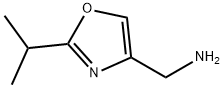 2-(1-methylethyl)-4-Oxazolemethanamine Struktur