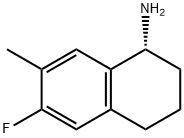 (1R)-6-FLUORO-7-METHYL-1,2,3,4-TETRAHYDRONAPHTHYLAMINE Struktur