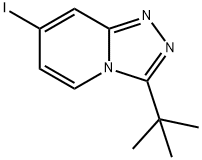 3-(tert-Butyl)-7-iodo-[1,2,4]triazolo[4,3-a]pyridine Struktur