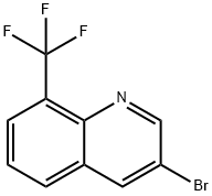 3-bromo-8-(trifluoromethyl)quinoline Struktur