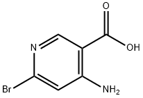 4-Amino-6-bromo-3-pyridinecarboxylic acid Struktur