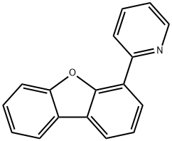 2-(dibenzo[b,d]furan-4-yl)pyridine Struktur