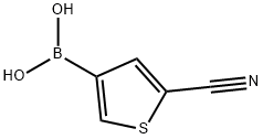 B-(5-cyano-3-thienyl)boronic acid Struktur