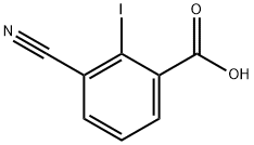 3-Cyano-2-iodobenzoic acid Struktur