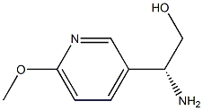 (2R)-2-AMINO-2-(6-METHOXY(3-PYRIDYL))ETHAN-1-OL Struktur