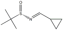 (S,E)-N-(cyclopropylmethylene)-2-methylpropane-2-sulfinamide Struktur