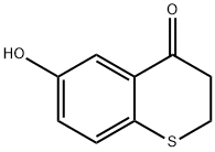 6-hydroxythiochroman-4-one Struktur