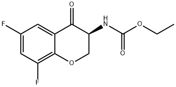 (S)-ethyl (6,8-difluoro-4-oxochroman-3-yl)carbamate(WXG00650) Struktur