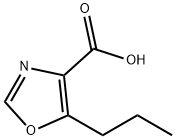 5-Propyl-oxazole-4-carboxylic acid Struktur