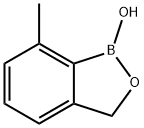 1,3-dihydro-1-hydroxy-7-methyl-2,1-Benzoxaborole Struktur