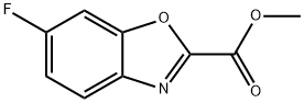 6-Fluoro-benzooxazole-2-carboxylic acid methyl ester Struktur