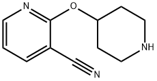 2-(Piperidin-4-yloxy)nicotinonitrile Struktur