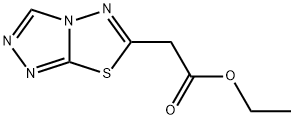 ethyl 2-([1,2,4]triazolo[3,4-b][1,3,4]thiadiazol-6-yl)acetate Struktur