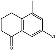 7-CHLORO-5-METHYL-2,3,4-TRIHYDRONAPHTHALEN-1-ONE Struktur