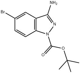 3-氨基-5-溴-1H-吲唑-1-羧酸叔丁酯, 1093307-38-0, 結(jié)構(gòu)式