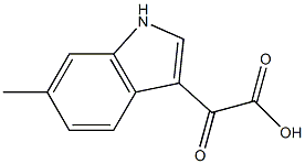 1H-INDOLE-3-ACETIC ACID, 6-METHYL-A-OXO- Struktur