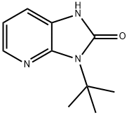 3-tert-butyl-1H,2H,3H-imidazo[4,5-b]pyridin-2-one Struktur