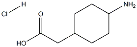 4-Amino-cyclohexaneacetic acid HCl Struktur