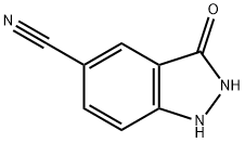 1H-Indazole-5-carbonitrile, 2,3-dihydro-3-oxo-
 Struktur