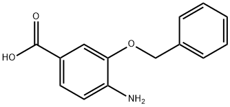 4-Amino-3-(benzyloxy)benzoic acid Struktur