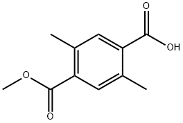 4-(methoxycarbonyl)-2,5-dimethylbenzoic acid Struktur