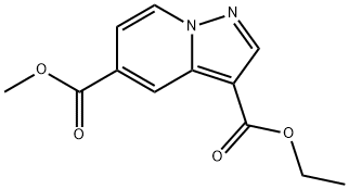 Pyrazolo[1,5-a]pyridine-3,5-dicarboxylic acid, 3-ethyl 5-methyl ester