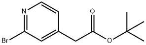 tert-butyl 2-(2-bromopyridin-4-yl)acetate Struktur