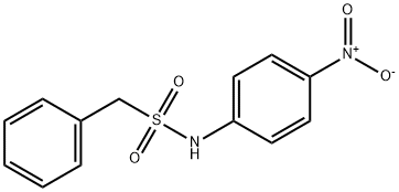 N-(4-nitrophenyl)-1-phenylmethanesulfonamide Struktur