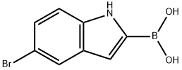 (5-Bromo-1H-indol-2-yl)boronic acid Struktur