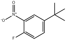 4-tert-butyl-1-fluoro-2-nitrobenzene Struktur