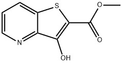 methyl 3-hydroxythieno[3,2-b]pyridine-2-carboxylate Struktur