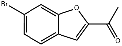 1-(6-bromobenzofuran-2-yl)ethanone Struktur