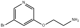 2-(5-bromopyridin-3-yloxy)ethanamine Struktur