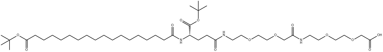 tBuO-Ste-Glu(AEEA-AEEA-OH)-OtBu