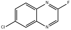 6-Chloro-2-fluoroquinoxaline Struktur