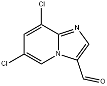 6,8-dichloro-Imidazo[1,2-a]pyridine-3-carboxaldehyde Struktur