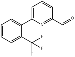 6-(2-(Trifluoromethyl)phenyl)picolinaldehyde Struktur