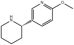 5-((2S)(2-PIPERIDYL))-2-METHOXYPYRIDINE Struktur