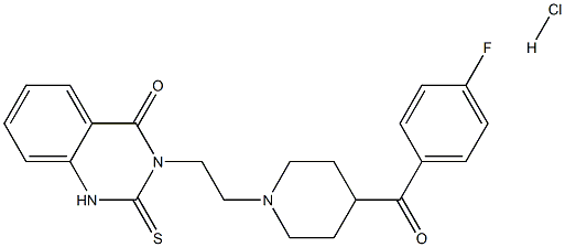 Altanserin hydrochloride Struktur