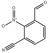 3-formyl-2-nitrobenzonitrile Struktur