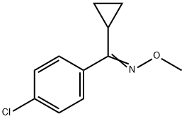 (4-Chloro-phenyl)-cyclopropyl-methanone O-methyl-oxime Struktur